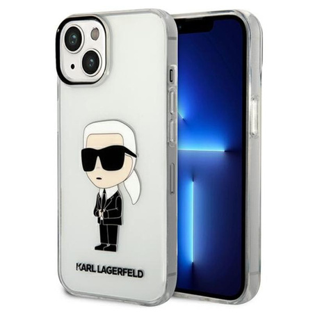 Karl Lagerfeld IML NFT Ikonik - pouzdro pro iPhone 14 Plus (průhledné)