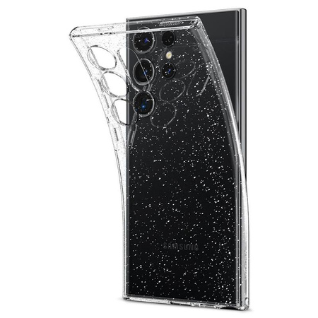 Spigen Liquid Crystal Glitter - Etui für Samsung Galaxy S24 Ultra (Transparent)