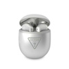 Guess Triangle Logo - TWS headphones + docking station (silver)