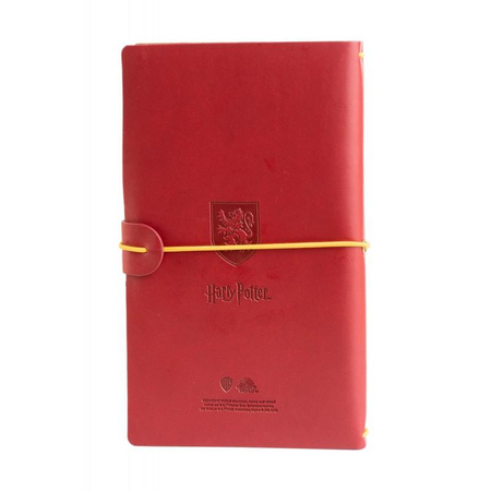 Harry Potter - Gryffindor Reise-Notizbuch aus Leder 12x19,6 cm (Rot)