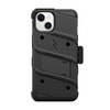 ZIZO BOLT Series - Armored iPhone 13 case with 9H glass for screen + holder with stand (black)