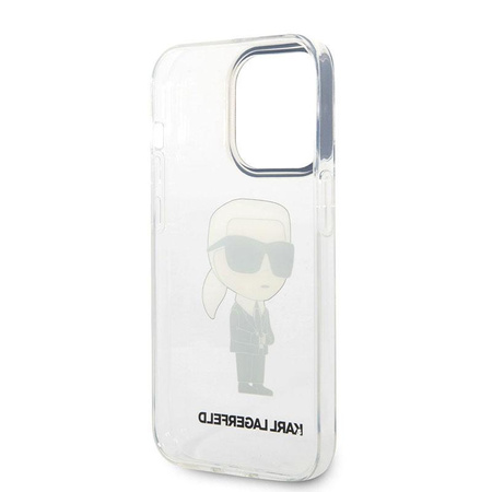 Karl Lagerfeld IML NFT Ikonik - iPhone 14 Pro Tasche (Transparent)