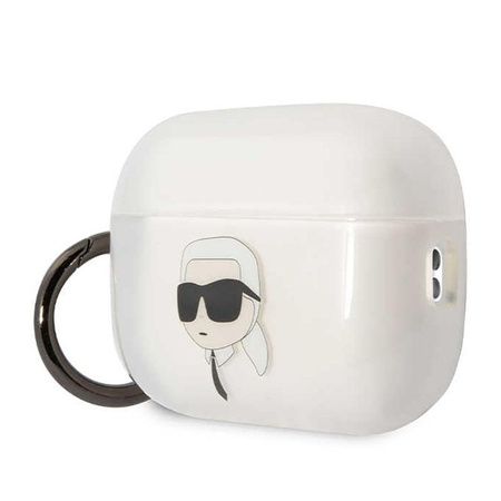 Karl Lagerfeld NFT Ikonik Karl Head - Case for Apple AirPods Pro 2 (Transparent)