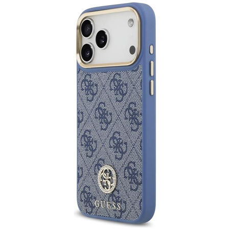 Guess 4G Strass Logo MagSafe - Case iPhone 17 Pro Max (Blue)