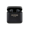 Guess Printed Logo - Sluchátka Bluetooth TWS + nabíjecí pouzdro (černé)