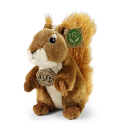 MASKOTKA PLUSZOWA WIEWIÓRKA RUDA REALISTYCZNA 20cm RAPPA ECO JAK ŻYWA