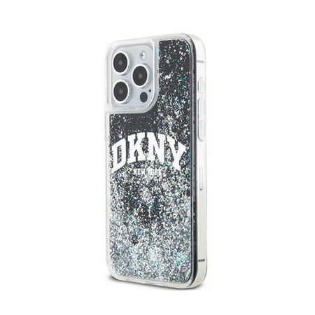 DKNY Liquid Glitter Big Logo - Case for iPhone 13 Pro Max (black)