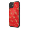 Guess 4G Double Layer Glitter Case - pouzdro pro iPhone 11 (červené)