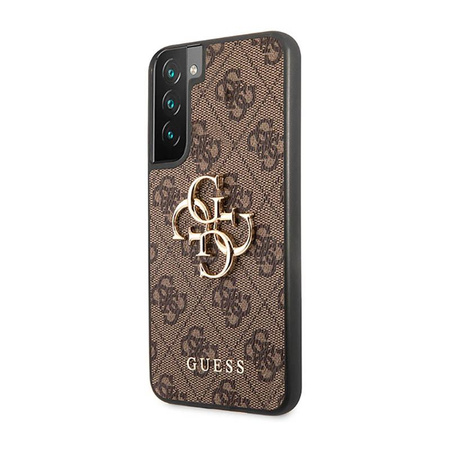 Guess 4G Big Metal Logo - Étui Samsung Galaxy S23+ (marron)