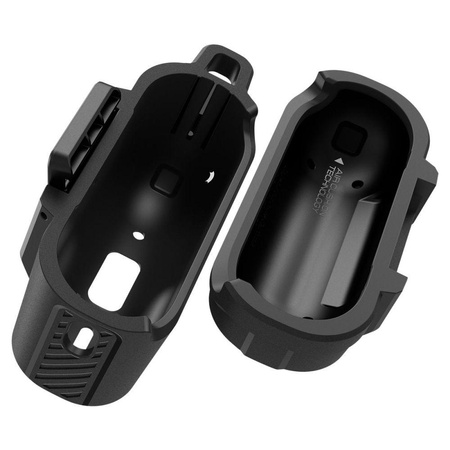 Spigen Lock Fit - Gepanzerte Hülle für Apple Airpods Pro 1 / 2 (Schwarz)