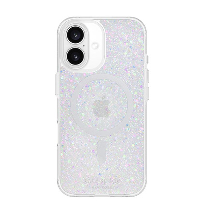 Kate Spade New York Protective MagSafe - Case for iPhone 16 (Chunky Glitter)