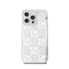 DKNY Liquid Glitter Multilogo - Case for iPhone 15 Pro Max (white)