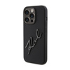 Karl Lagerfeld Silicone Karl Script - Etui iPhone 15 Pro (czarny)