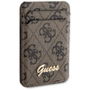 Guess Wallet Cardslot Stand MagSafe 4G Classic Logo - Portefeuille magnétique avec fonction stand (marron)