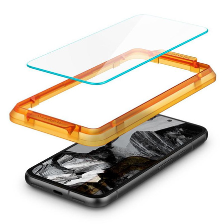 Spigen Alm Glas.TR 2-Pack - Tvrzené sklo pro Google Pixel 8A (2 kusy.) (Transparentní)