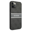 Guess 4G Printed Stripe - iPhone 12 / iPhone 12 Pro Case (gray)