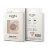 Guess Ring Stand 4G - Magnetyczny uchwyt na palec do telefonu (Brown)