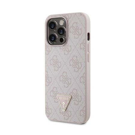 Guess Crossbody 4G Metal Logo - pouzdro pro iPhone 13 Pro (růžové)