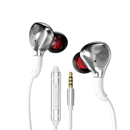 WEKOME YC06 Blackin Series - drátová sluchátka s 3,5mm HiFi konektorem (bílá)
