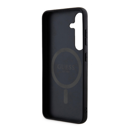 Guess 4G Collection Leather Metal Logo MagSafe - Case Samsung Galaxy S24 (Pink)