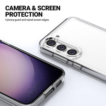 Crong Crystal Shield Cover - Etui Samsung Galaxy S23+ (Transparent)