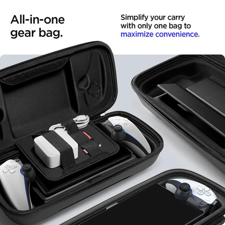 Spigen Rugged Armor Pro - Étui pour Sony PlayStation Portal (noir)
