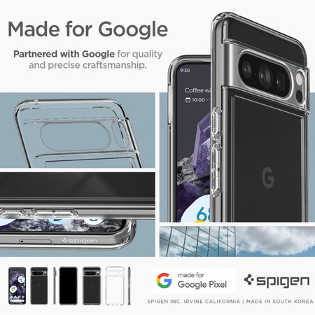 Spigen Ultra Hybrid - pouzdro pro Google Pixel 8 Pro (průhledné)