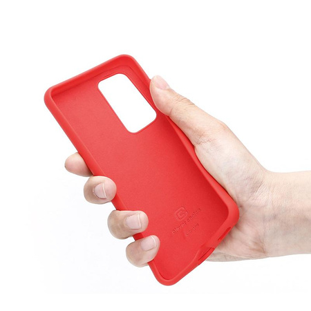 Crong Color Cover - Custodia per Huawei P40 (Rosso)