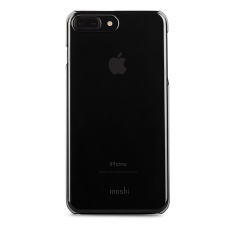 Coque transparente Moshi XT - Coque pour iPhone 8 Plus / 7 Plus (Noir furtif)