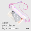 Case-Mate Soap Bubble Waterproof Phone Belt Bag - Waterproof smartphone bag / crossbody pouch (Iridescent)