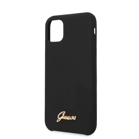Guess Silicone Vintage - Coque iPhone 11 (noir)