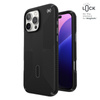 Speck Presidio2 Grip ClickLock & MagSafe - iPhone 16 Pro Max Hülle (Schwarz / Schiefergrau / Weiß)