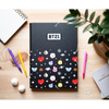 Line Friends BT21 - Mappe / Ordner mit Radiergummi