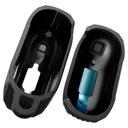 Spigen Rugged Armor - Gehäuse für Apple AirPods 4 (Schwarz matt)