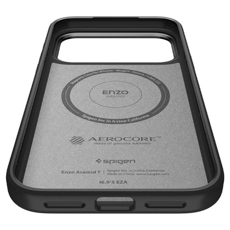 ETUI DO IPHONE 17 PRO MAX do MAGSAFE SPIGEN ENZO ORYGINALNE CZARNE CASE