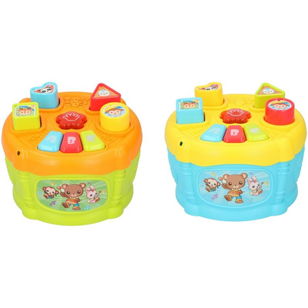 Let's Play - Shape Matching Toy (Yellow-Blue)