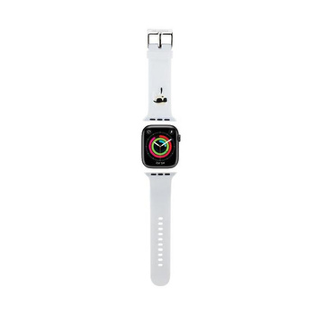 Karl Lagerfeld 3D Rubber Karl Head NFT - Strap for Apple Watch 38/40/41 mm (white)