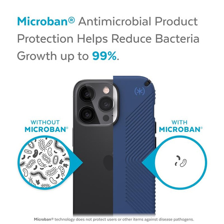 Speck Presidio2 Grip - Étui antidérapant pour iPhone 13 Pro (Bleu côtier/Noir)