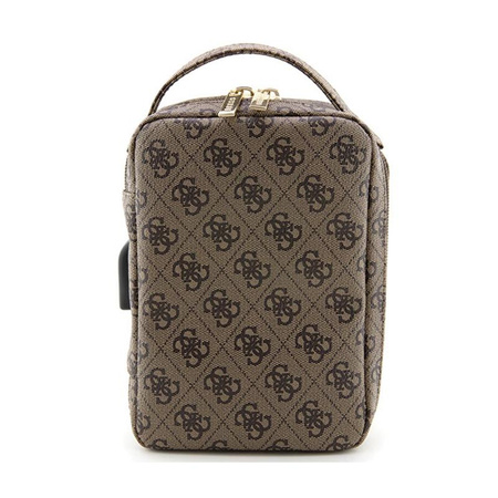 Guess 4G Printed Stripes Travel Universal Bag - organizér na příslušenství (Brown)