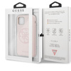 Guess Silicone 4G Tone to Tone - Etui iPhone 11 Pro Max (Light Pink)
