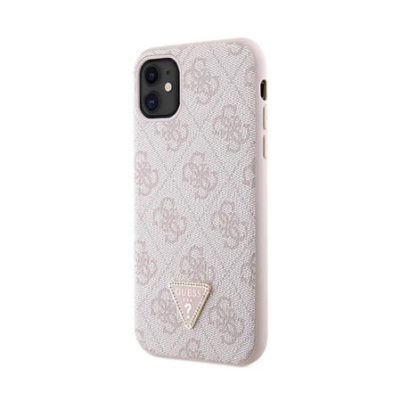 Guess Crossbody 4G Metal Logo - iPhone 11 Tasche (rosa)