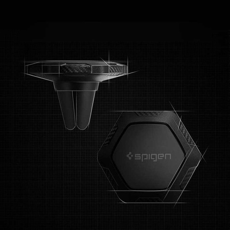 Spigen mágneses autós tartó QS11 - autós tartó (fekete)