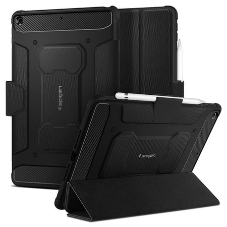 Spigen Rugged Armor Pro - Etui do iPad 10.2” (2021-2019) (Czarny)