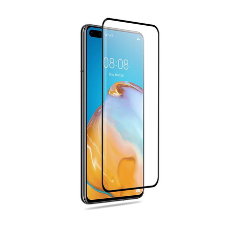 SZKŁO HARTOWANE NA EKRAN DO HUAWEI P40, Crong z Ramką, Ochronne na Wyświetlacz