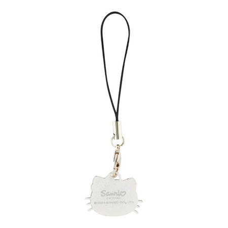 Hello Kitty Phone Strap Charm Kitty Head - Telefon medál (fekete)
