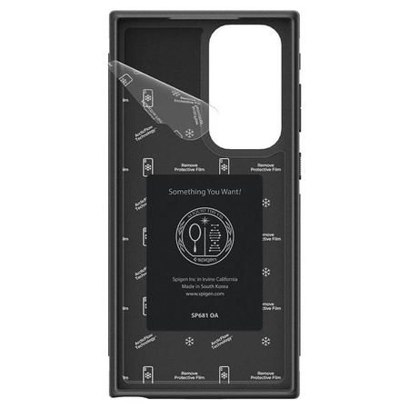 Spigen Cryo Armor - Etui do Samsung Galaxy S23 Ultra (Matte Black)