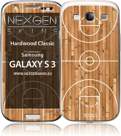 Nexgen Skins - Sada skinů pro pouzdro Samsung GALAXY S III s 3D efektem (Hardwood Classic 3D)