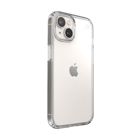 Speck Presidio Perfect-Clear - iPhone 14 / iPhone 13 Tasche mit MICROBAN-Beschichtung (Klar)