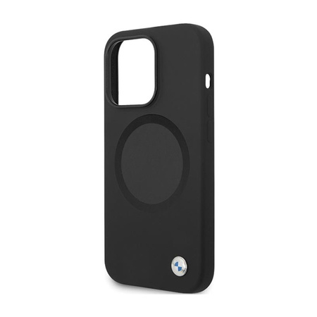 BMW Signature Liquid Silicone MagSafe - iPhone 14 Pro Max tok (fekete)