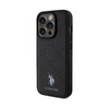 US Polo Assn Yoke Pattern  - Case iPhone 15 Pro Max (black)